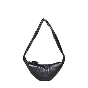 Lemaire Women Small Croissant Bag In Coated Cotton